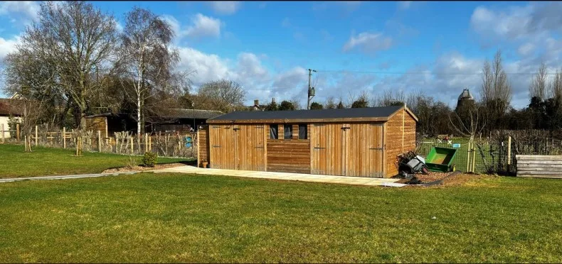 The offending shed – and other ‘paraphernalia’ that East Cambs planners told a Haddenham home owner to remove. But then the Planning Inspectorate stepped in.