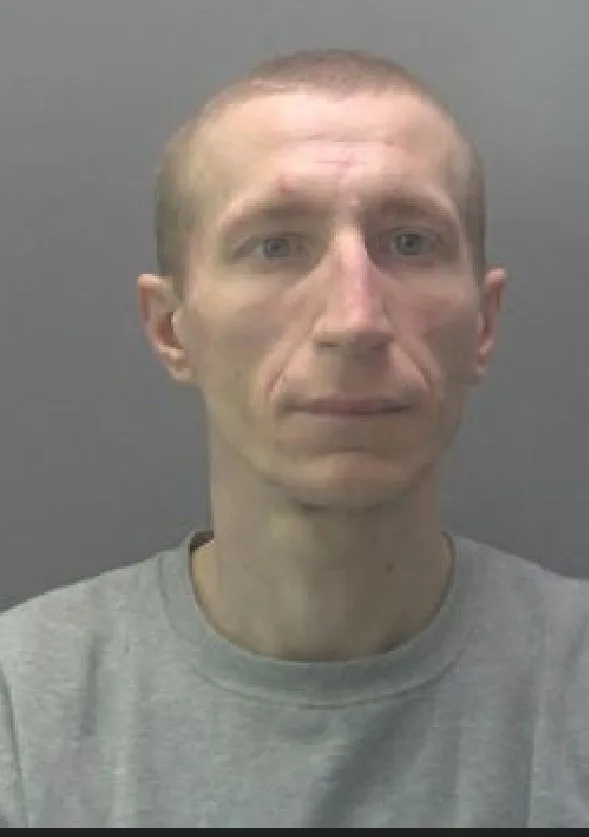 Kamil Mielncizk, 31, is in prison for breaching a CBO, and entering Wisbech recycling centre through a fence. The homeless man lives on this campsite next to the centre and has refused all offers of help.  