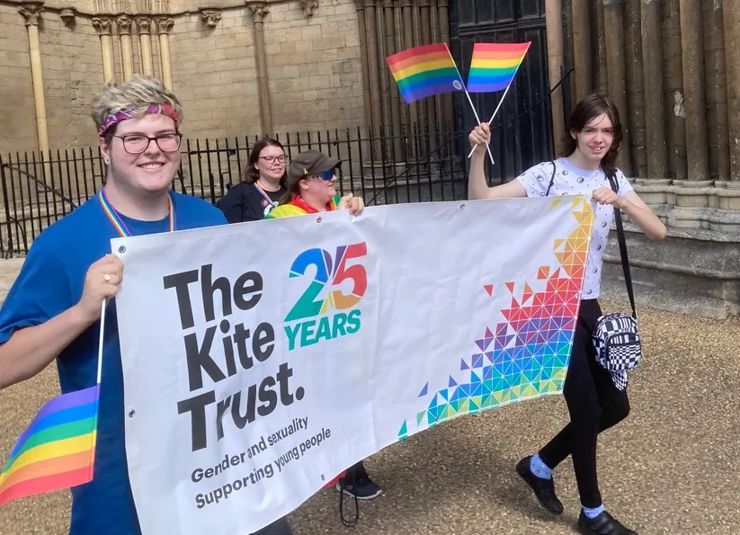 The Kite Trust at Peterborough Pride last August
The Kite Trust at Peterborough Pride last August