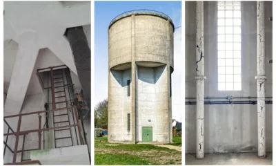 The disused water tower sits on a third of an acre site at Perry, eight miles north west of Huntingdon. It has sold at auction for three times the guide price.