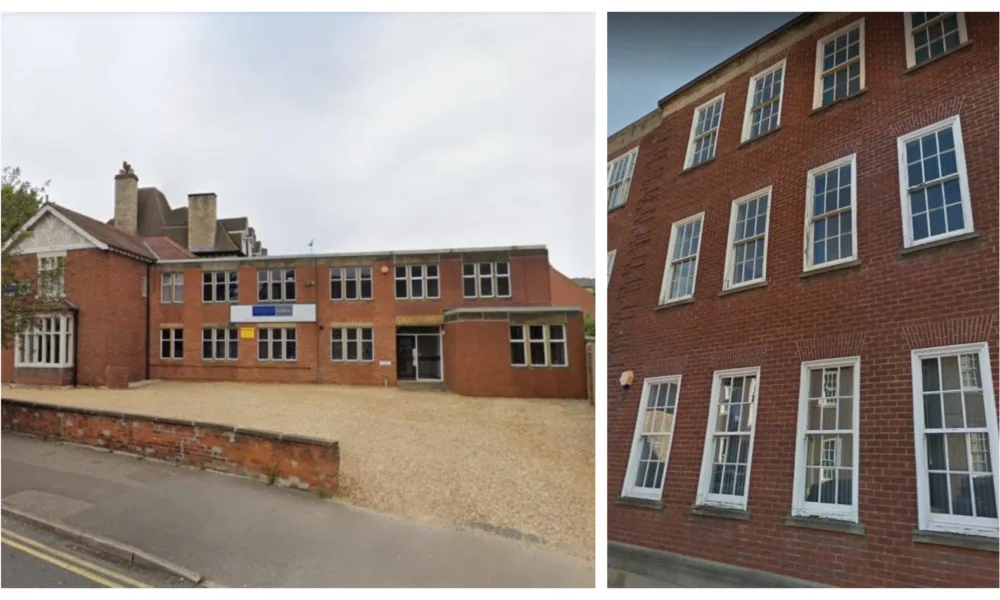 16 Lincoln Road (left) and 18 Priestgate – both in Peterborough and both offices – could be converted to housing. The city council will decide.