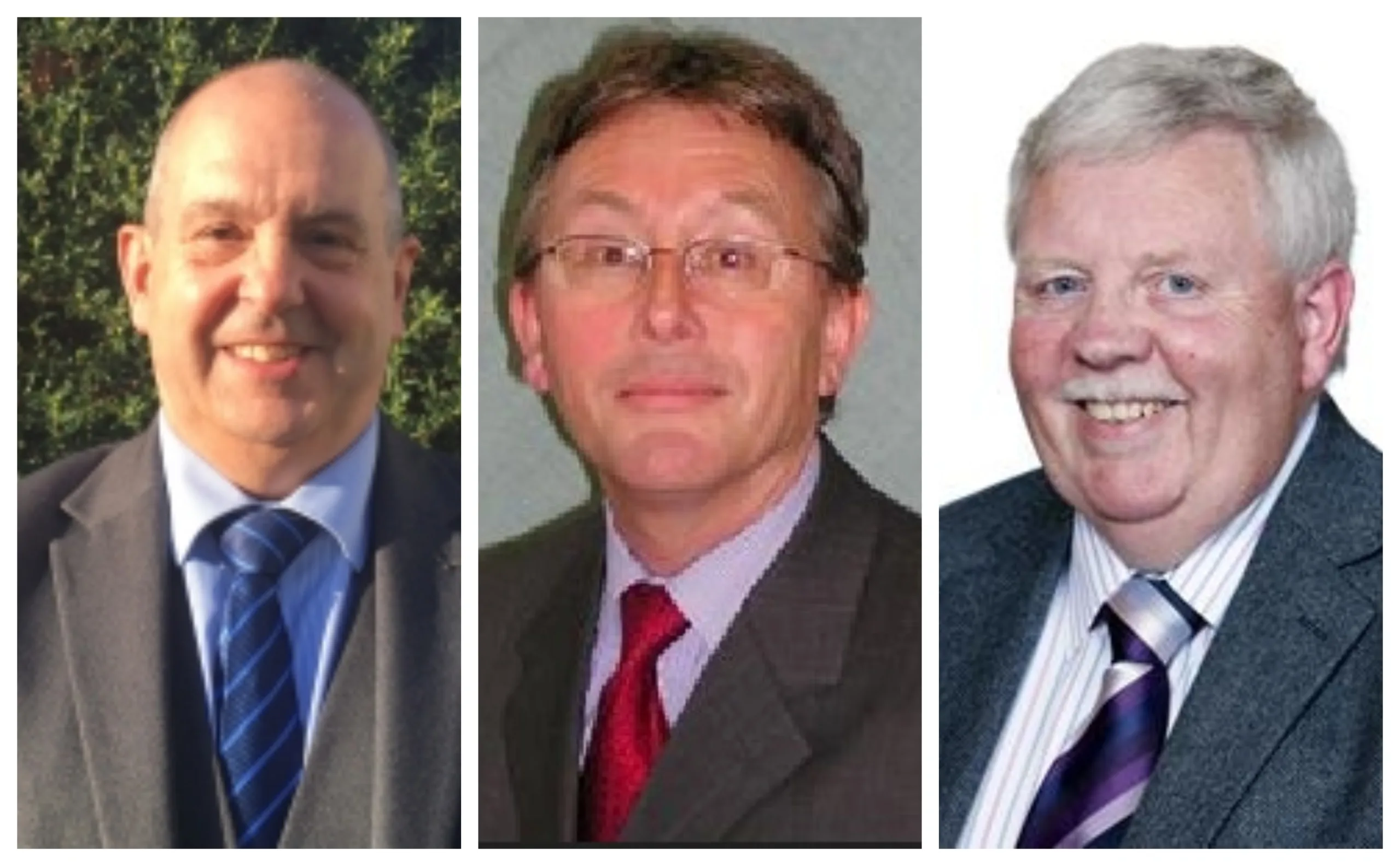 Cllr Peter Hiller (Glinton and Castor) (centre) Cllr Brian Rush (Stanground South) (right)and Cllr Ray Bisby (Stanground South) all quit to join the independent group Peterborough First. Cllr Peter Hiller (Glinton and Castor) (centre) Cllr Brian Rush (Stanground South) (right)and Cllr Ray Bisby (Stanground South) all quit to join the independent group Peterborough First.