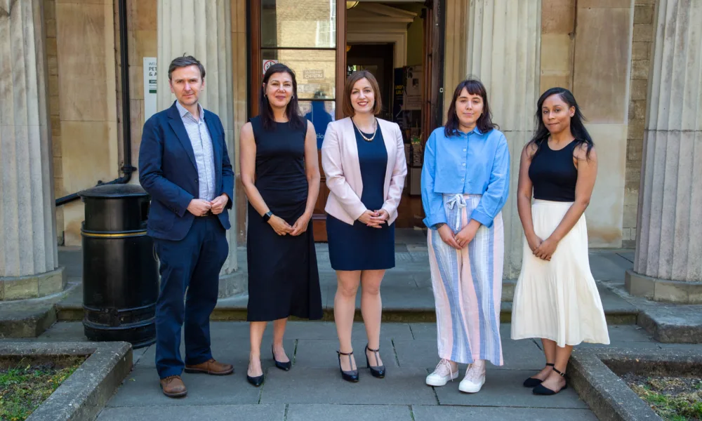 Shadow Education Secretary, Bridget Phillipson MP, visited Peterborough city to meet single parent families alongside local Labour candidate Andrew Pakes and the charity Gingerbread. PHOTO: Richard Strangward