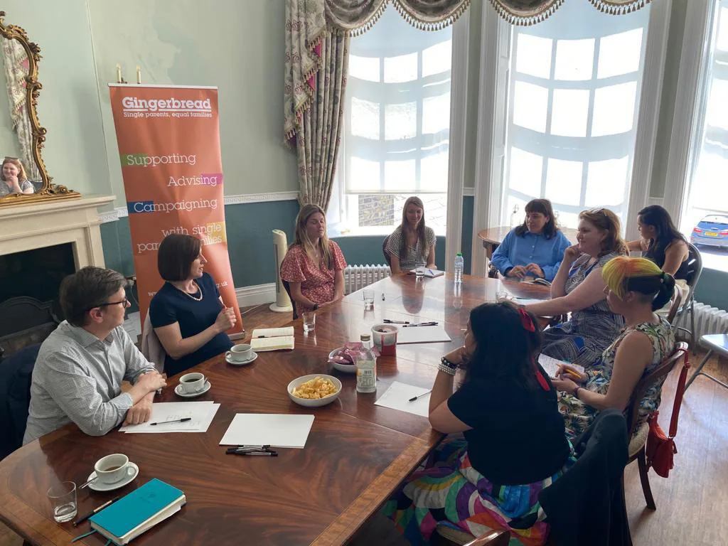 Shadow Education Secretary, Bridget Phillipson MP, visited Peterborough city to meet single parent families alongside local Labour candidate Andrew Pakes and the charity Gingerbread.PHOTO: Richard Strangward