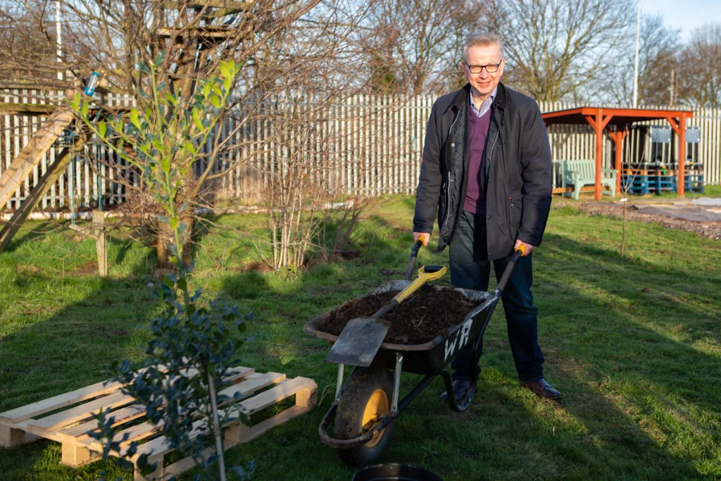 It is likely it will need Michael Gove, the Secretary of State at the Department for Levelling Up, Housing & Communities, to turn his minister’s request to South Cambs Council to end a 4-day week into an order. Mr Gove (above) on a visit to Peterborough