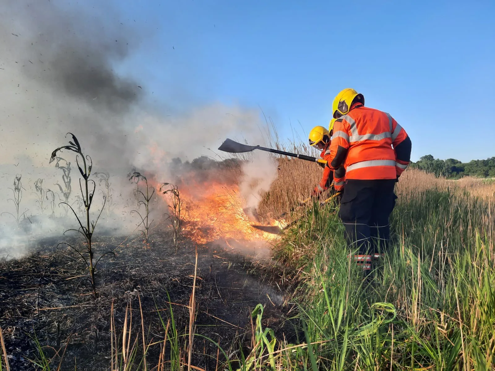Cambridgeshire Fire and Rescue were called just before 6pm this evening (June 14) to the fire.
Thursday 15 June 2023.
Picture by Cambridgeshire Fire and Rescue service.