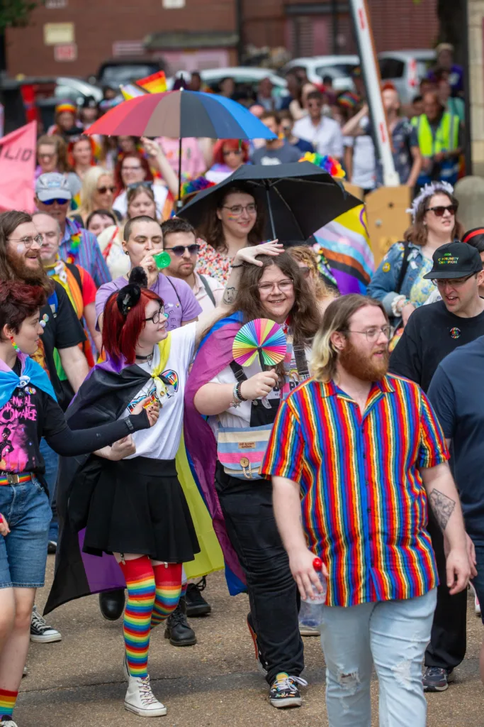 Peterborough Pride 2023: “The celebration aims to bring the city's LGBTQ+ community together and show support for those within it,” was how a Pride organiser described it. PHOTO: Terry Harris