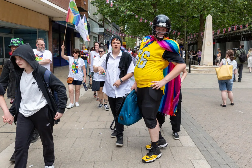 Peterborough Pride 2023: “The celebration aims to bring the city's LGBTQ+ community together and show support for those within it,” was how a Pride organiser described it. PHOTO: Terry Harris