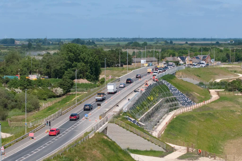The £32m King’s Dyke crossing at Whittlesey opened in July of last year – six months ahead of schedule. The project team announced on April 12 that they were to begin a nine-week programme of “remedial work”. PHOTO: Terry Harris