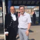 And we are off - setting off from #FabulousFens #Wisbech bus station - on course for Peterborough- a well dressed High Sheriff and true Wisbech Champion Dr Bharat Khetani