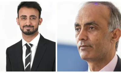 Cllr Saqib Farooq (left) joined his father Mohammed in quitting the Conservative group on Peterborough City Council.