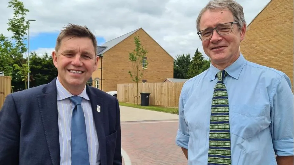 Mayor Dr Nik Johnson believes in the principles of CLTs and is keen for them to be genuine locally supported scheme. He visited Wicken near Soham to celebrate completion of 16 affordable homes – built with the help of £640,000 from the Combined Authority.