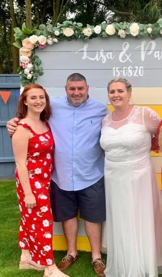 The family released a photograph of Jade Mace, Paul (PJ) Carter, Lisa Carter (left to right). All three were killed in a crash on the A47 by a drug driver. 