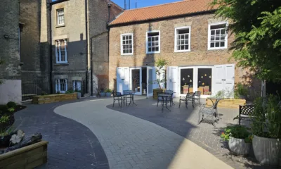 All visitors now enter through the new garden opposite St Peter's Church tower on museum open hours, 10 - 4, Wednesday to Saturday.