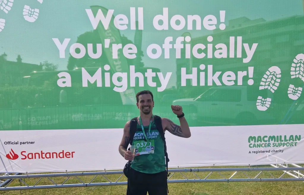 Ryan Densley, a patient care assistant at DWR Veterinary Specialists, has completed a marathon charity walk in memory of his mum.