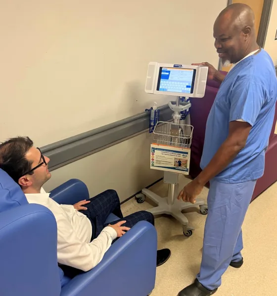 A total of four devices will be trialled; two located in ED and one in the antenatal clinic at Peterborough City Hospital and one in ED at Hinchingbrooke Hospital.