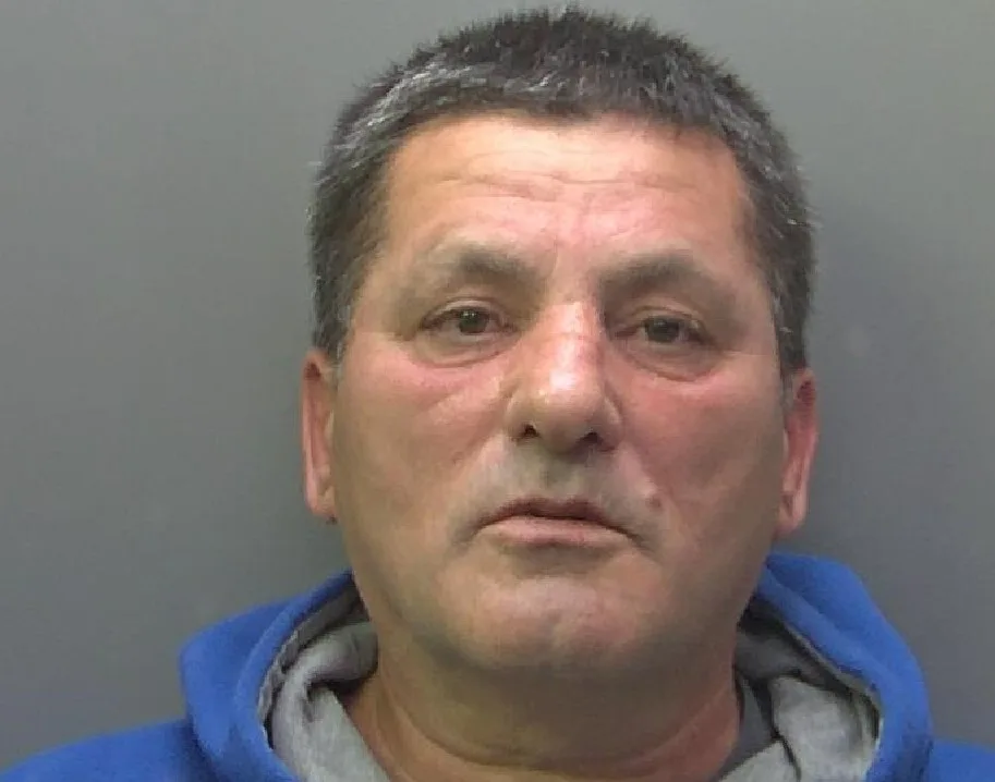 Marian Mustafa, 54, admitted charges under S1 and S2 of the Modern slavery act, of arranging or facilitating the travel of two individuals with a view to exploiting them when he appeared before Peterborough Crown Court on Thursday 6 July. Marian Mustafa, 54, admitted charges under S1 and S2 of the Modern slavery act, of arranging or facilitating the travel of two individuals with a view to exploiting them when he appeared before Peterborough Crown Court on Thursday 6 July.