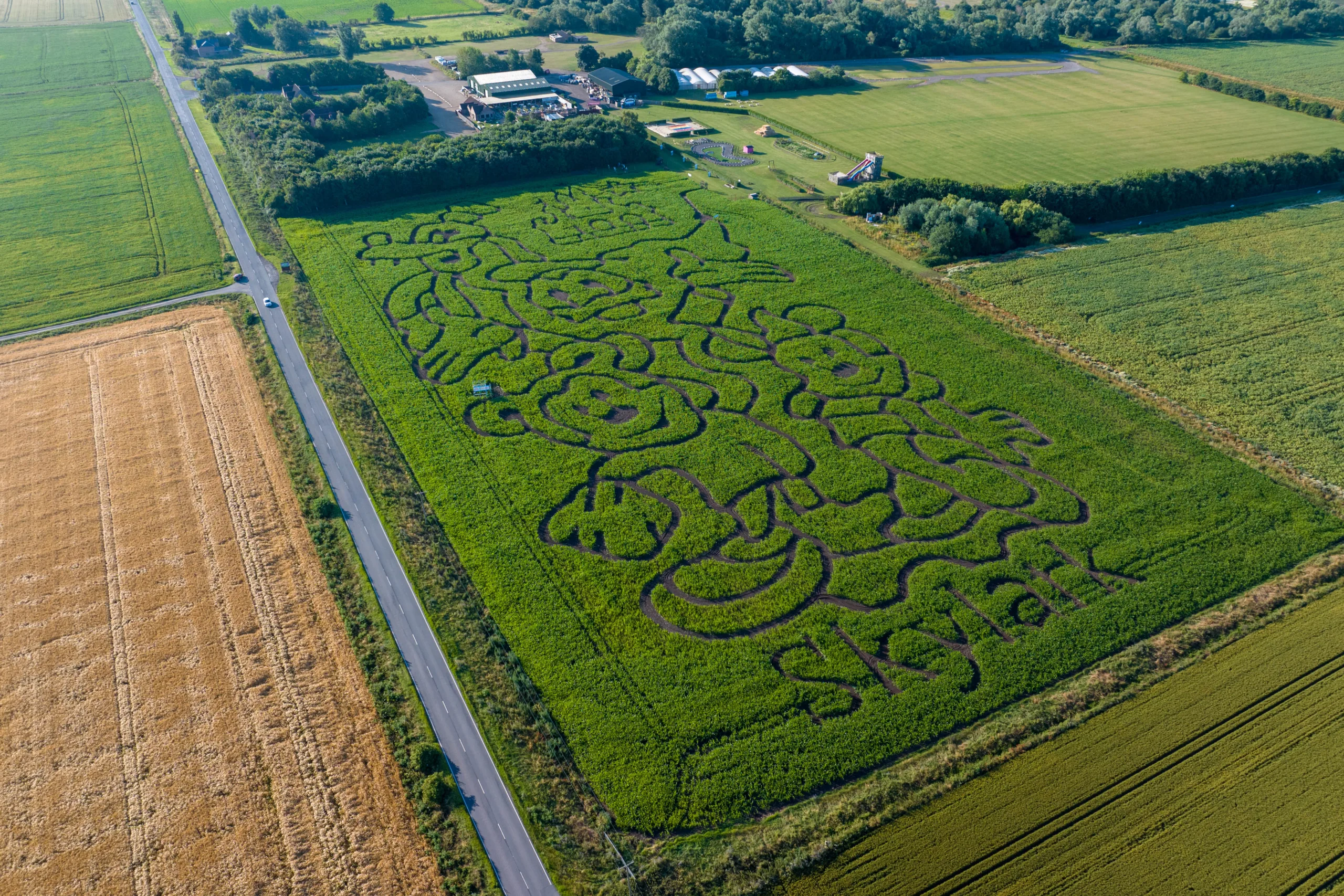 Maize Maze “this is going to be a really great summer and we can’t wait to open the doors on the 20th July” Skylark Garden Centre, March Friday 07 July 2023. Picture by Terry Harris