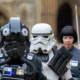 Star Wars Cosplay at the cathedral. The Unofficial Galaxies Exhibition The privately owned exhibition of authentic movie memorabilia will open on Wednesday July 19 in Peterborough Cathedral. PHOTO: Terry Harris