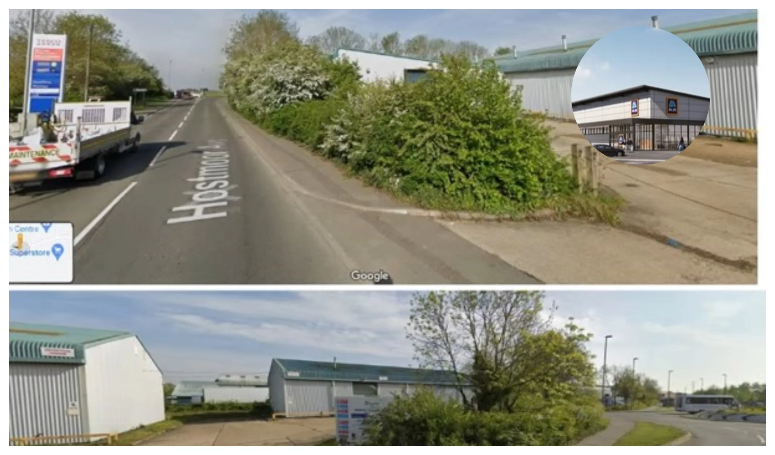 The Aldi store will be built a 1-3 Hostmoor and 1 Martin Avenue, March, Cambridgeshire (site above), and approval was given today by the planning committee of Fenland District Council The Aldi store will be built a 1-3 Hostmoor and 1 Martin Avenue, March, Cambridgeshire (site above), and approval was given today by the planning committee of Fenland District Council