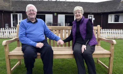 In 2018 Clive and Janet Frusher gathered with family at the Harecroft Road ground, Wisbech, for the unveiling of a special bench to celebrate their golden wedding anniversary.