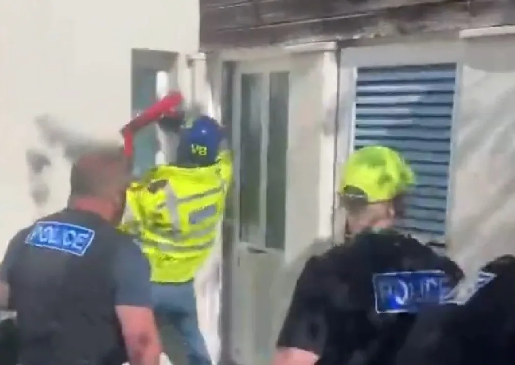 Video footage/images released by Cambridgeshire police give an indication of the scale of the operation to tackle illegal cannabis grows across the county: 19 raids in one month. 