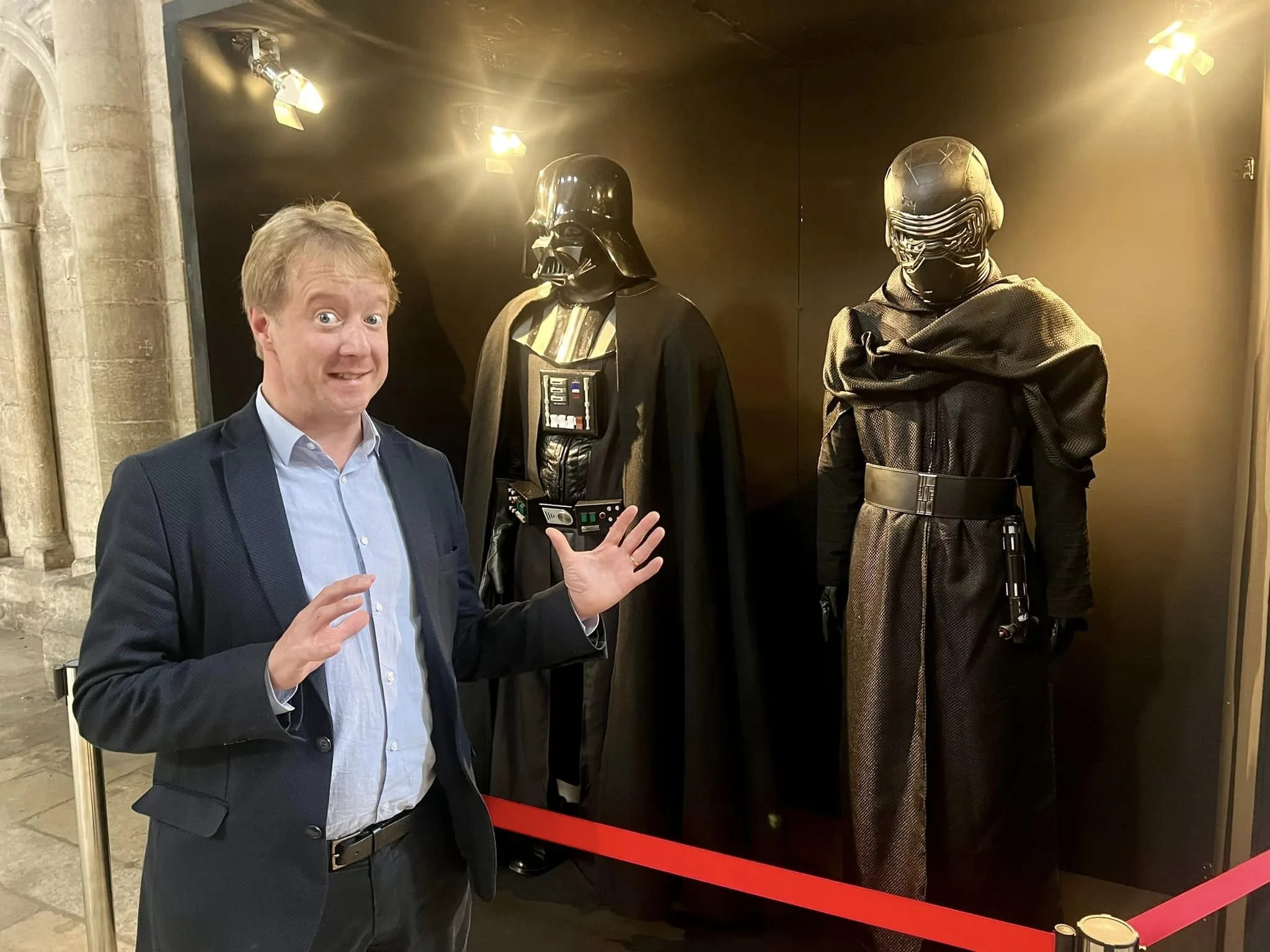 MP Paul Bristow, on a visit to the Star Wars exhibition at Peterborough Cathedral, has written to the chief executive of the city council seeking confirmation they are not looking to introduce a 4-day week into the Peterborough council. PHOTO: Paul Bristow MP Paul Bristow, on a visit to the Star Wars exhibition at Peterborough Cathedral, has written to the chief executive of the city council seeking confirmation they are not looking to introduce a 4-day week into the Peterborough council. PHOTO: Paul Bristow