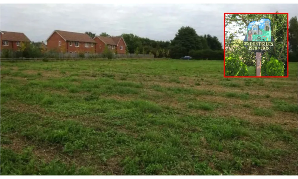 Tydd St. Giles, the northernmost parish in Cambridgeshire, is situated 6 miles north of Wisbech. The main photo is of the proposed site for a shop, take away and convenience store.