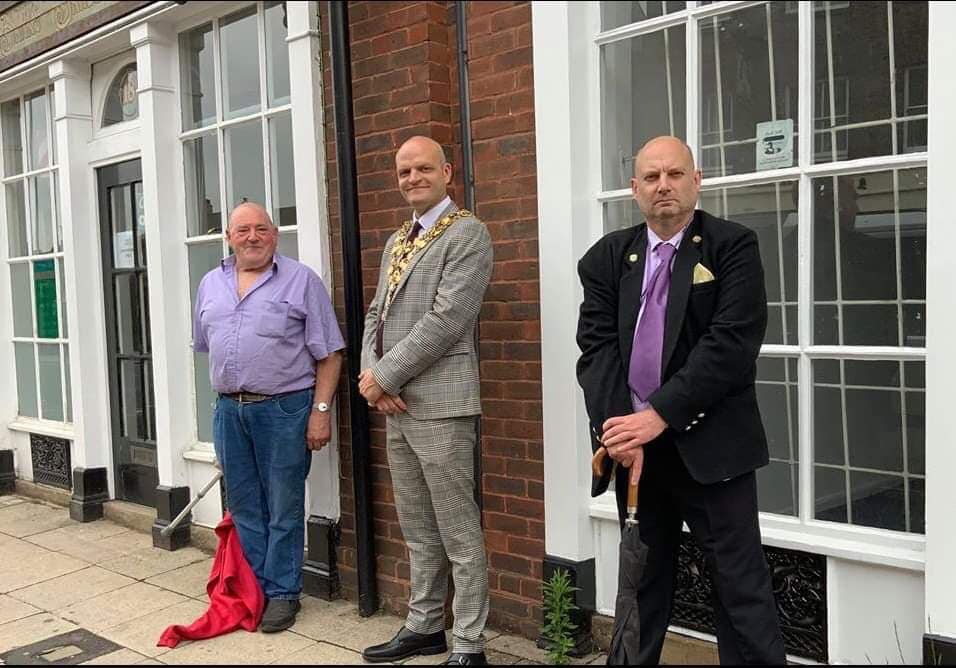 Cllr Aigars Balsevics (left) with Cllr Michael Hill