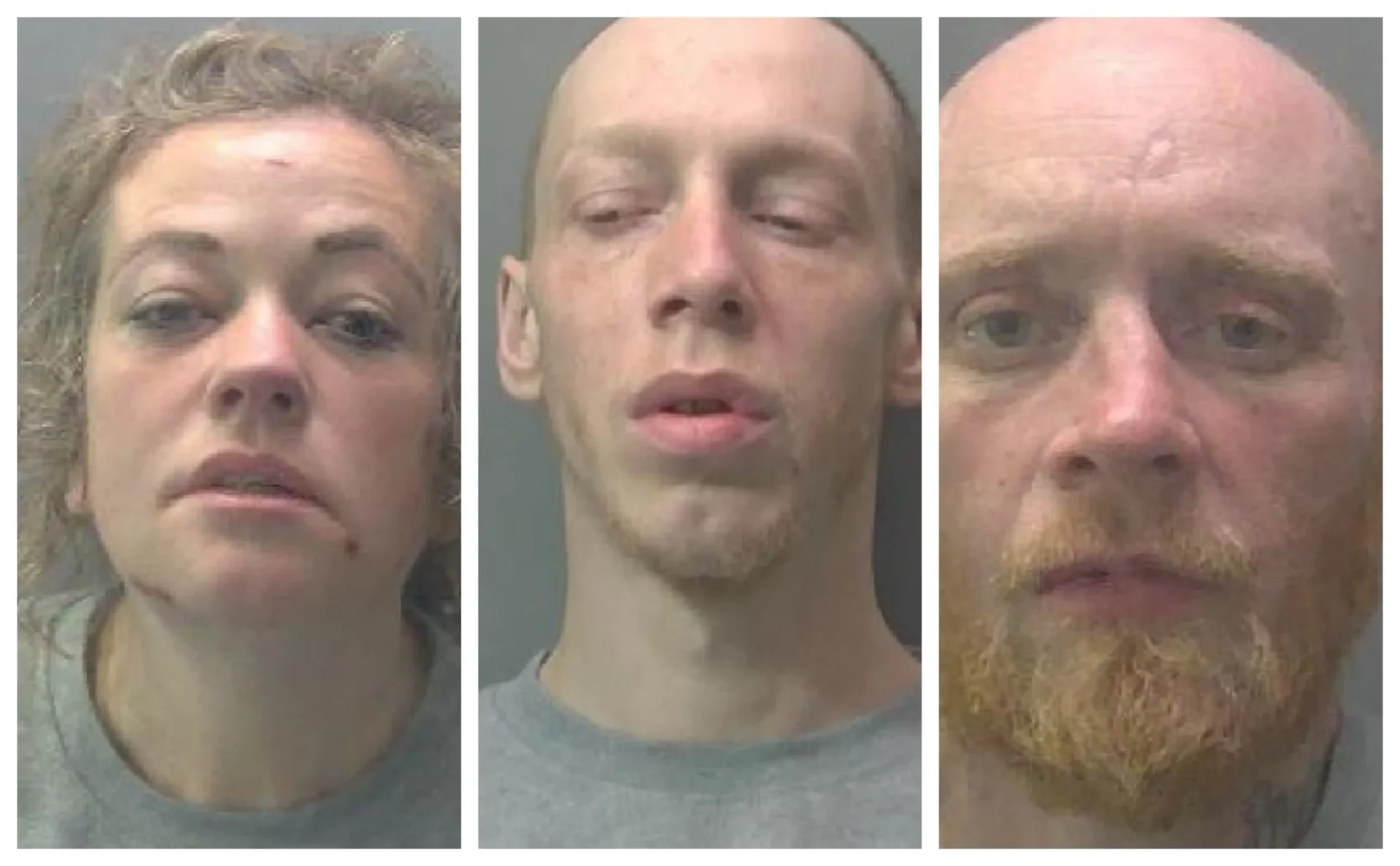 BANNED TRIO - News for Peterborough and Cambridgeshire News for Peterborough and Cambridgeshire - Jolene Maughan (left), Edward Wilby (centre) and Paul English have each received a Criminal Behaviour Order (CBO) giving precise instructions on which shopping areas they are banned from entering.