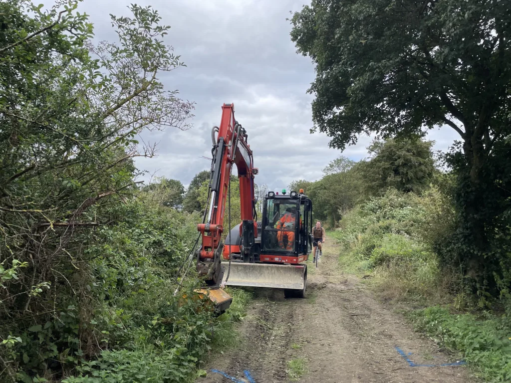 South section clearance on the Mere Way byway