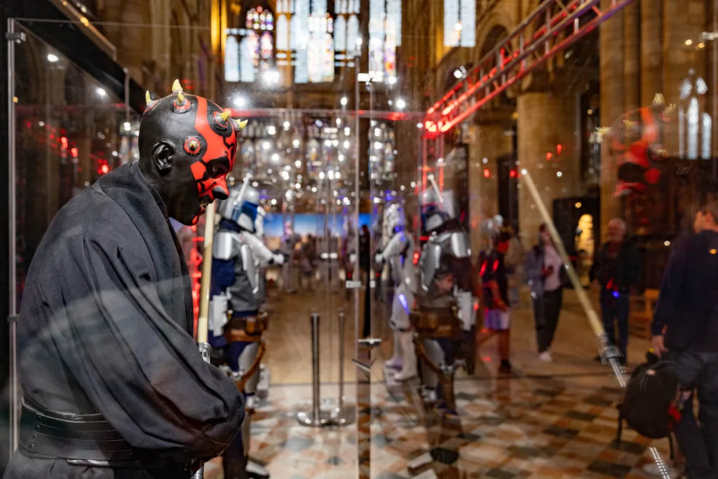 cosplay event at the Cathedral as part of a Star Wars Exhibition. - News for Peterborough and Cambridgeshire cosplay event at the Cathedral as part of a Star Wars Exhibition.,Cathedral, Peterborough Friday 04 August 2023. Picture by Terry Harris.