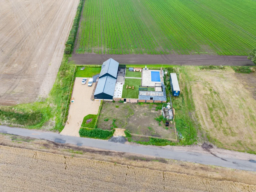 Chatteris barn conversion appears on Airbnb with rates at £1,000 a night. Fenland District Council is investigating ‘potential breach’ of planning control. PHOTO: CambsNews.co.uk 