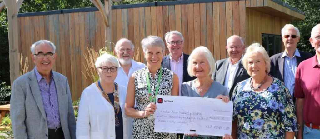 Ely Rotary Club organised an evening of entertainment comprising the London Welsh Male Voice Choir and Waterbeach Brass at Ely Cathedral to raise £12,000 which they donated to Arthur Rank Hospice Charity.