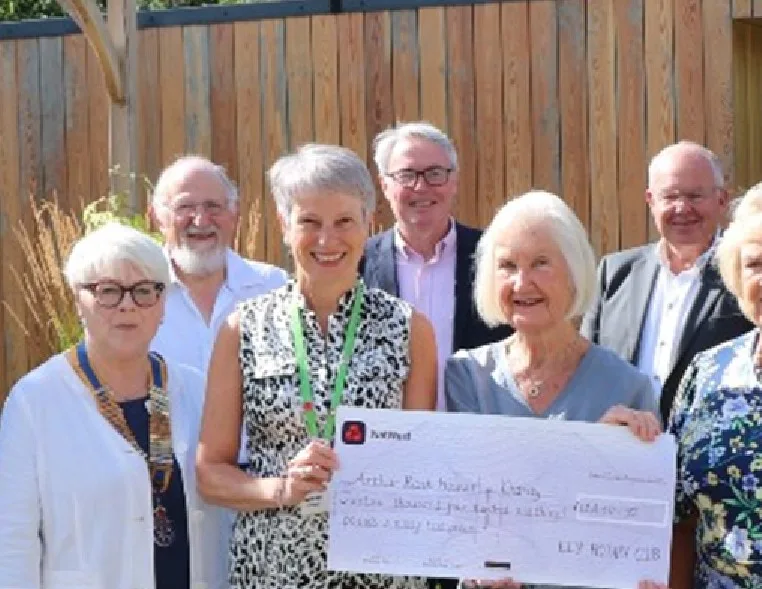 Ely Rotary Club organised an evening of entertainment comprising the London Welsh Male Voice Choir and Waterbeach Brass at Ely Cathedral to raise £12,000 which they donated to Arthur Rank Hospice Charity. Ely Rotary Club organised an evening of entertainment comprising the London Welsh Male Voice Choir and Waterbeach Brass at Ely Cathedral to raise £12,000 which they donated to Arthur Rank Hospice Charity.
