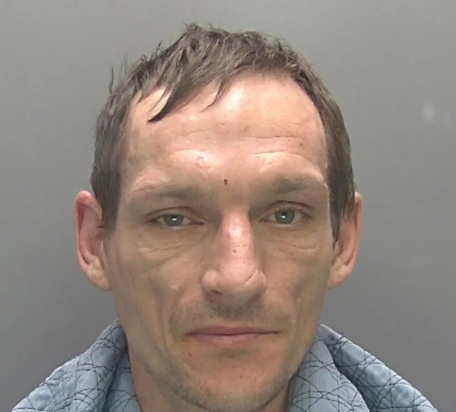 Ricky Green, 39, broke into Great St Mary’s Church, in Cambridge, overnight on 3 April by smashing a window. Ricky Green, 39, broke into Great St Mary’s Church, in Cambridge, overnight on 3 April by smashing a window.