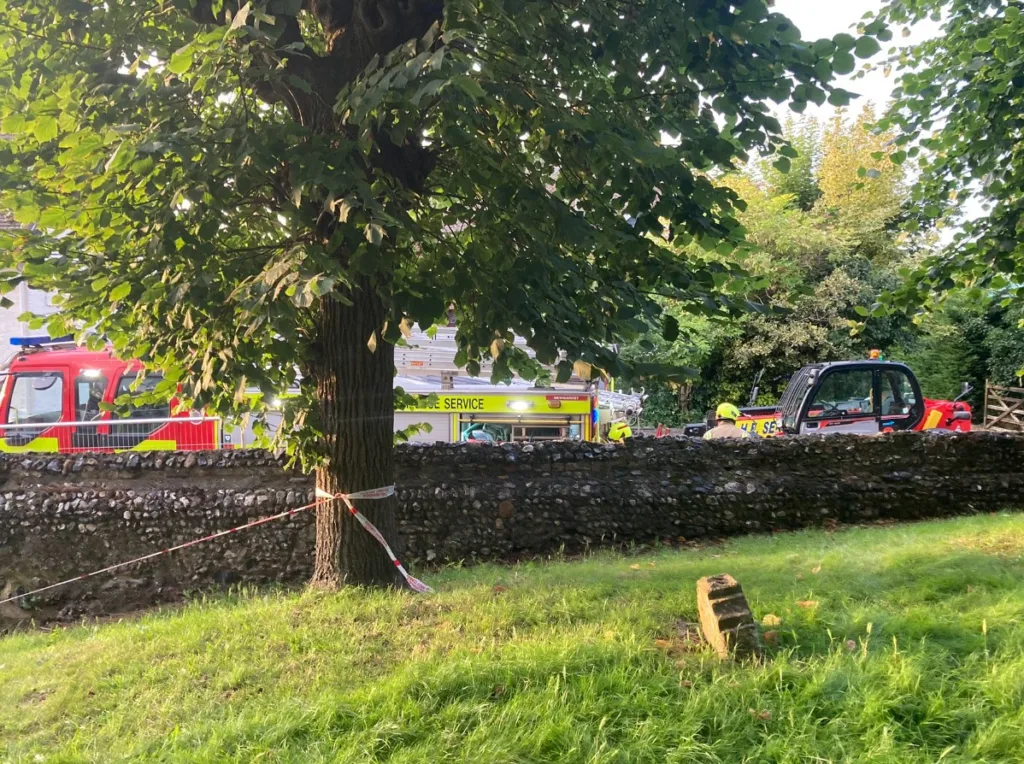 Police have confirmed the blaze which destroyed the former Crown public house at Fordham (more recently an Indian restaurant) was deliberate. 