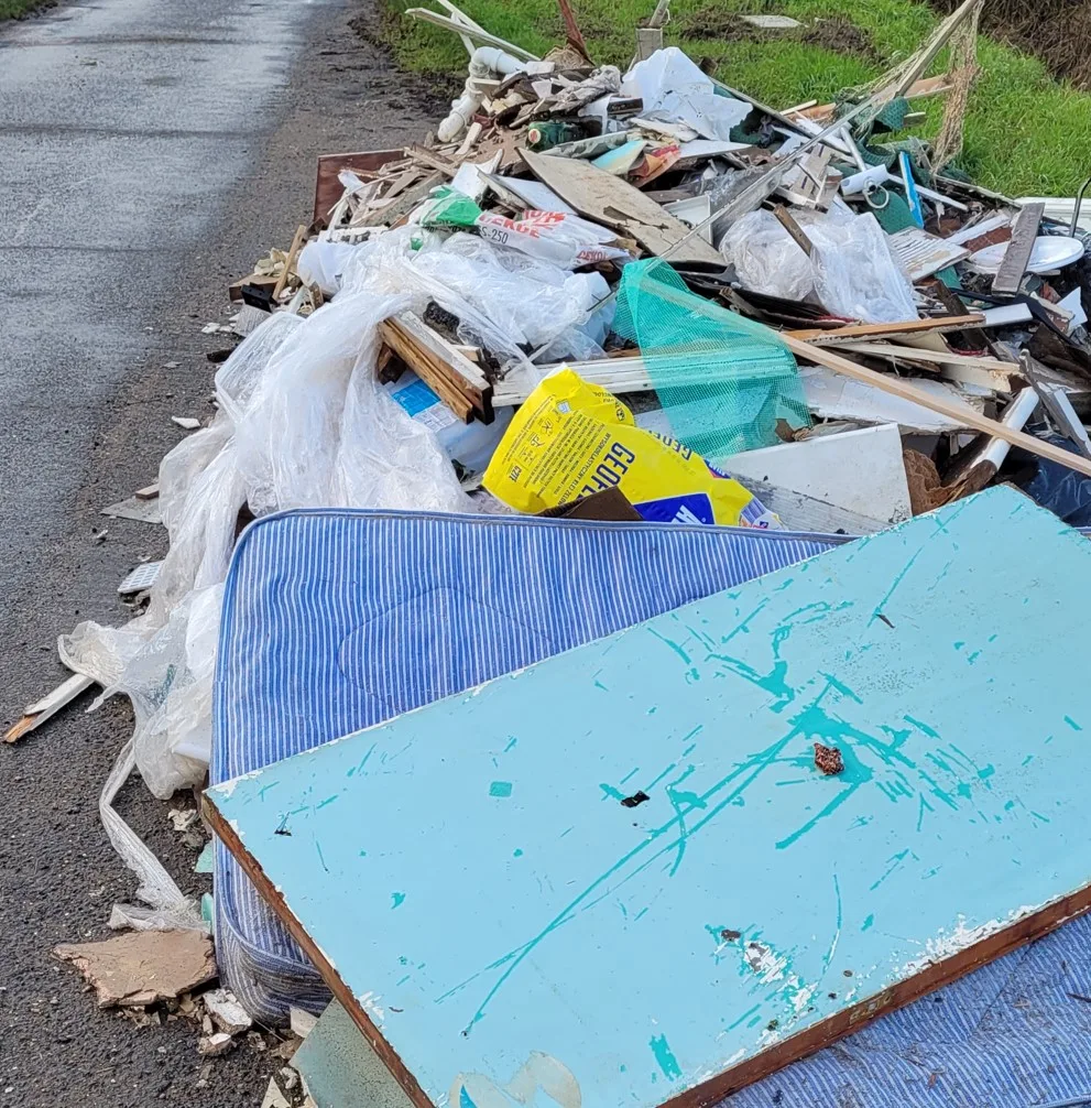 Long Drove Cottenham fly tipping