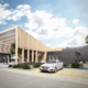 Design by Benchmarks Architects showing the projected £7m crematorium at Mepal, Cambridgeshire.