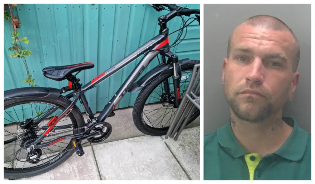Boy praised for taking photo of menacing thief who stole his bike