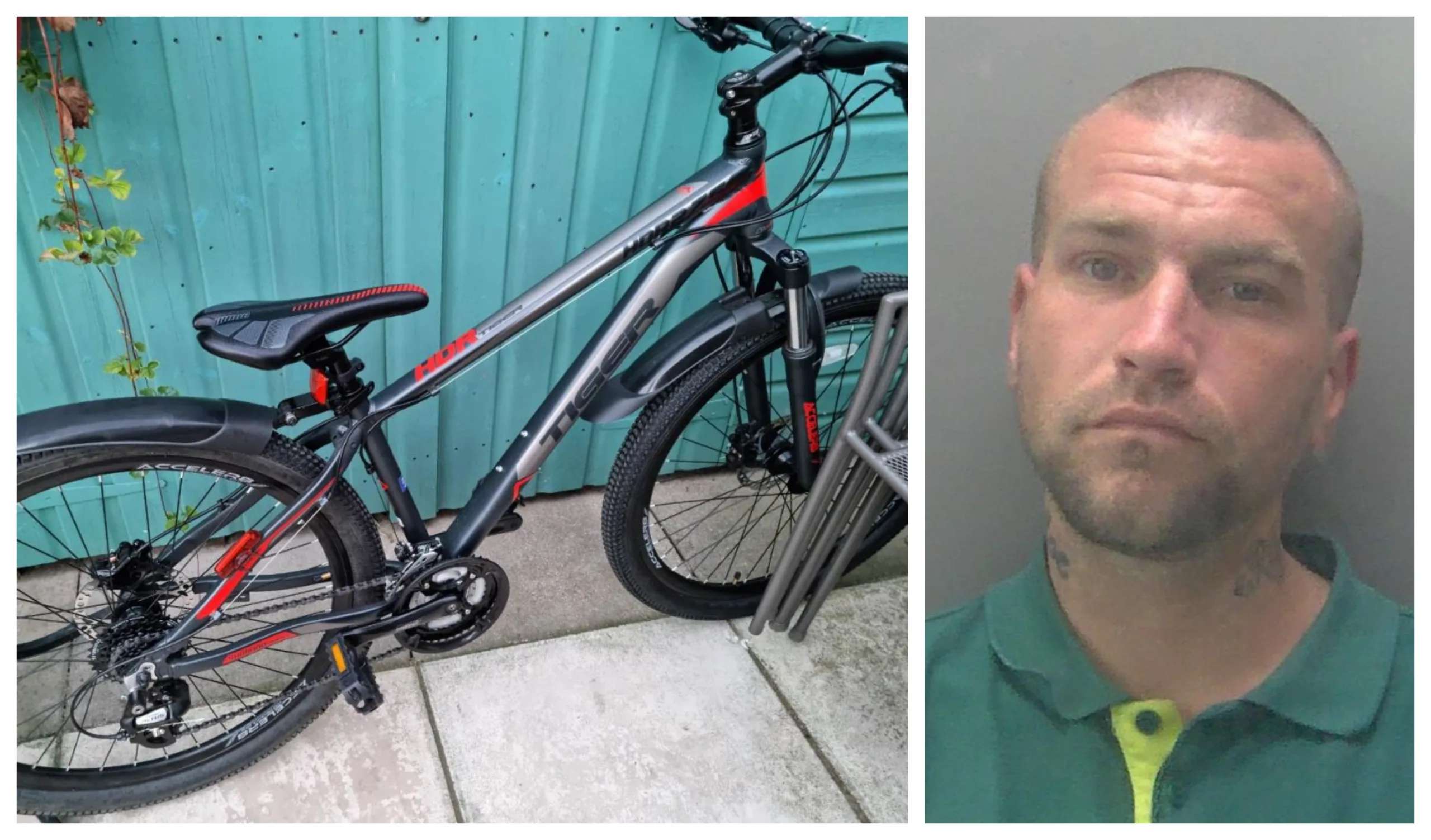 Daniel Cowlbeck grabbed the handlebars of a boy’s bike, repeatedly shouted at him to get off, telling him that he had a knife. Cowlbeck was caught and jailed but the bike has never been recovered. Daniel Cowlbeck grabbed the handlebars of a boy’s bike, repeatedly shouted at him to get off, telling him that he had a knife. Cowlbeck was caught and jailed but the bike has never been recovered.