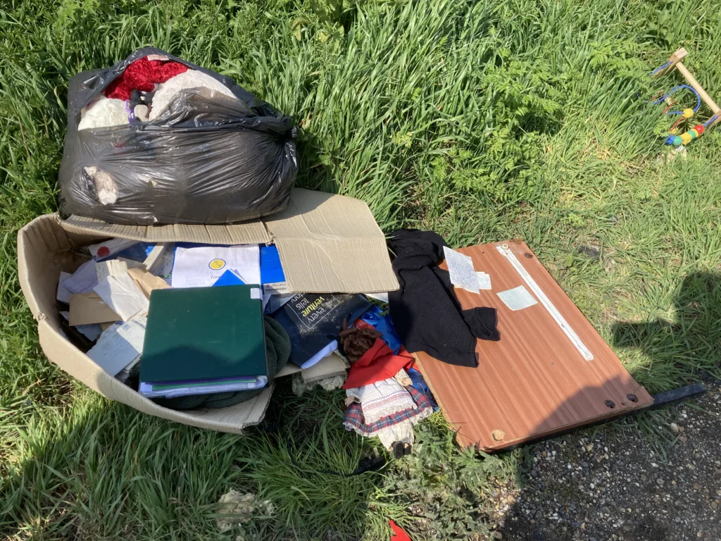 Iram Drove, Willingham, fly tipping