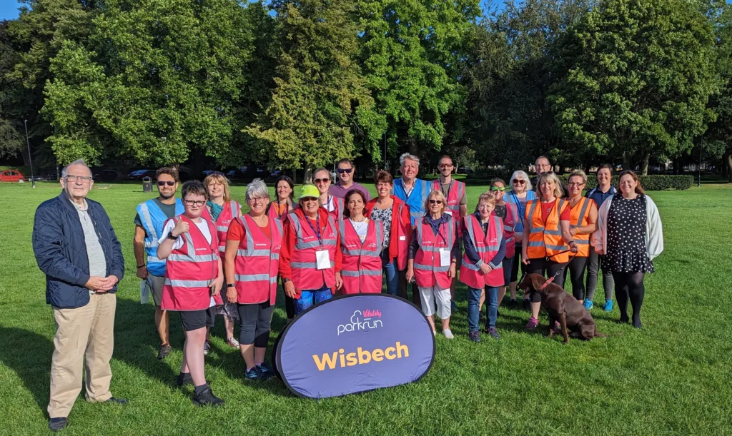 Launch of Wisbech parkrun. 129 took part in what will be a weekly event at Wisbech Park