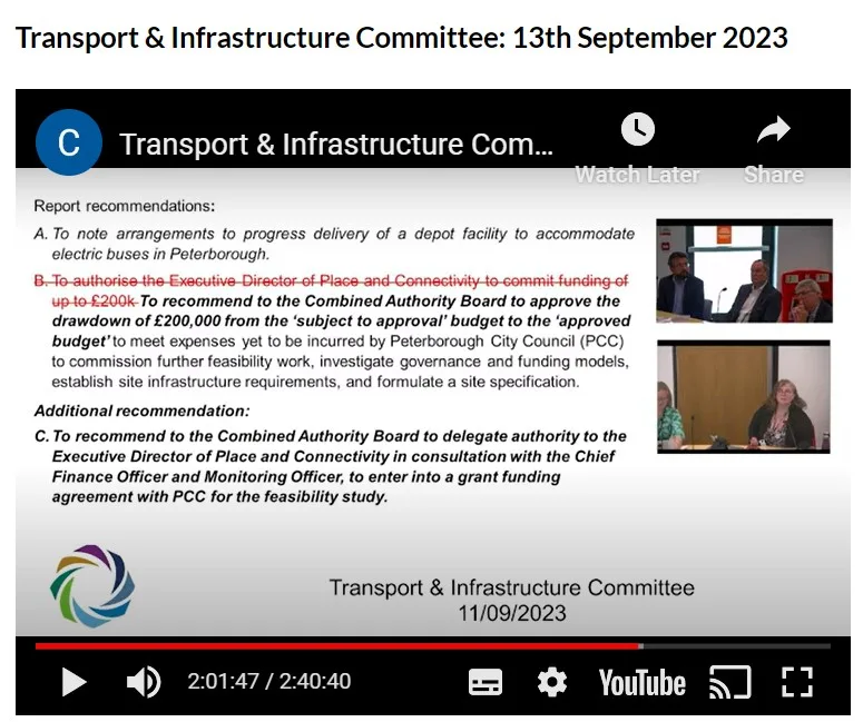 But it was made abundantly clear of the link between agreeing the funding and the expectation – shared by most if not everyone at the time – that a refreshed Local Transport and Connectivity Plan (LTCP) would be agreed yesterday (Thursday) by the CAPCA board.