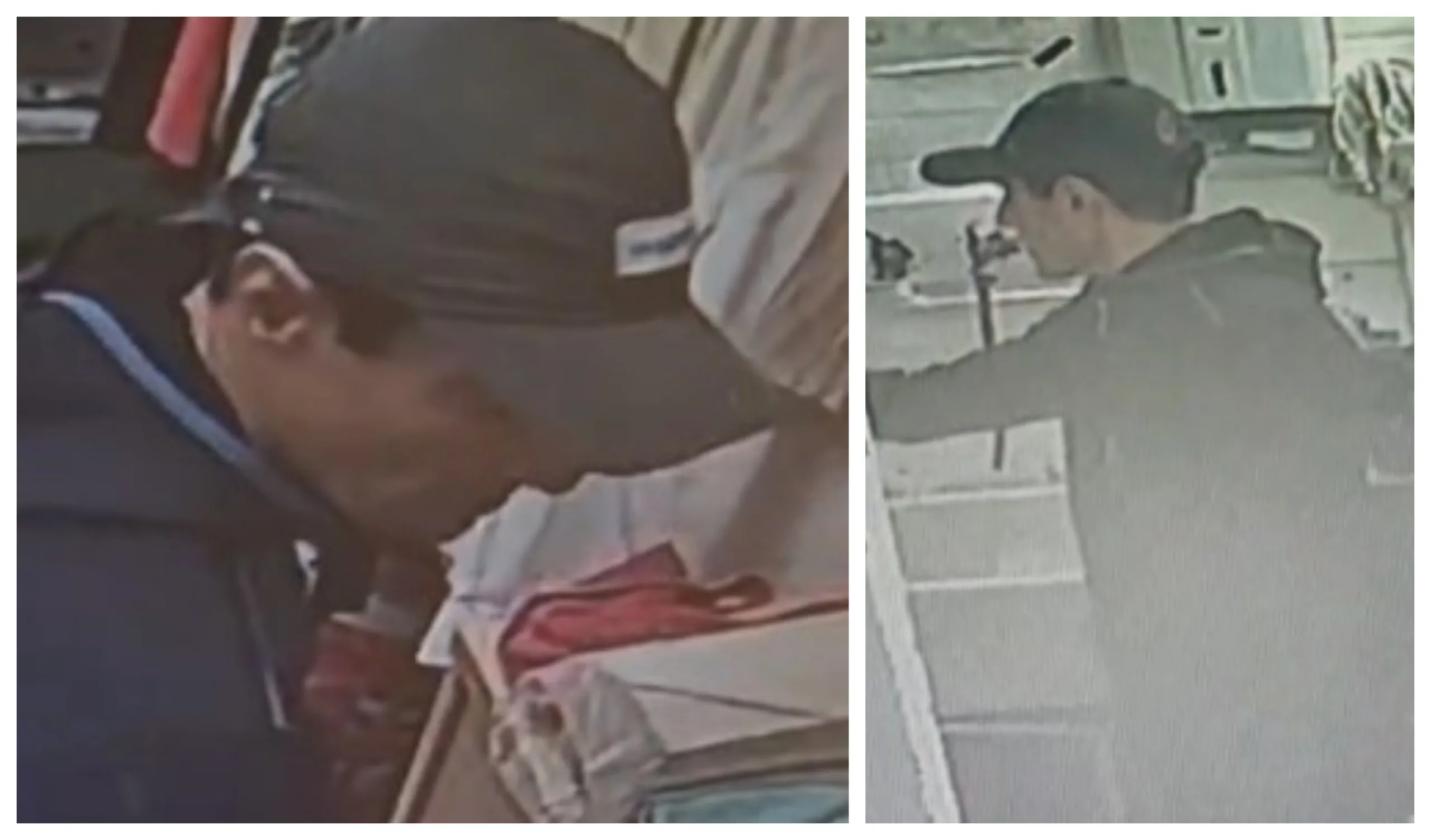 CCTV images of a man Cambridgeshire police would like to speak to in connection with an attempted burglary and a theft in a village near Huntingdon CCTV images of a man Cambridgeshire police would like to speak to in connection with an attempted burglary and a theft in a village near Huntingdon