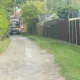 “Atkinsons Lane, Elm is a single lane track; it is totally unsuitable for use as an access route to the proposed site” was the view of the parish council. The photo of a refuse lorry using the lane was provided to Fenland Council in November 21, and published on their planning portal.