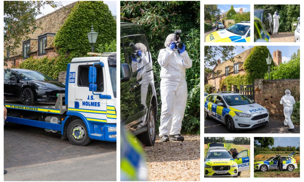 A man, in his 60s, has been arrested on suspicion of murder and continues to be questioned by Norfolk detectives following the discovery of 62-year-old Lesley Page from gunshot wounds at her Emneth home.