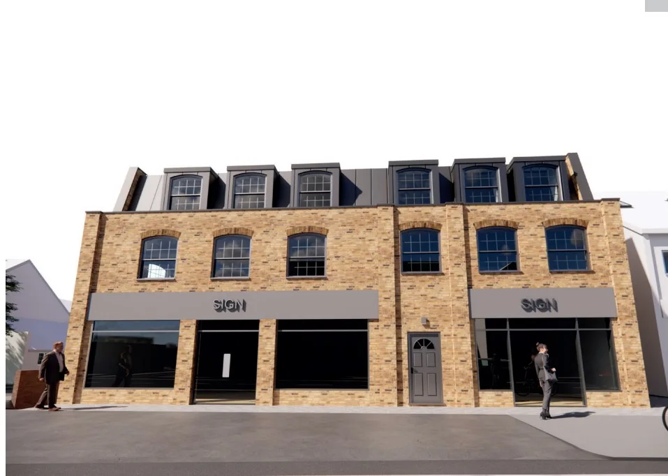 Visual of what the development at 91 High Street might look like if approved by Fenland District Council. Visual of what the development at 91 High Street might look like if approved by Fenland District Council.