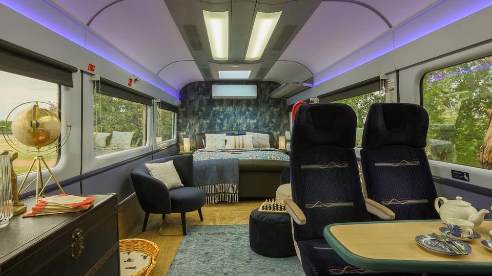 “Amazing place. The carriage is beautiful so much nicer in real life than the pictures show. The surroundings are beautiful and peaceful” One recent holidaymaker’s experience of staying in the converted railway carriage near Ely.