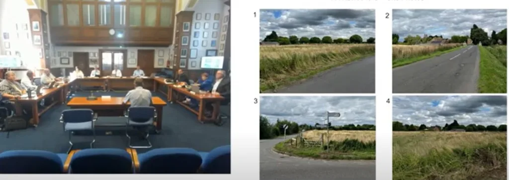 Gorefield debate at FDC planning committee. From YouTube